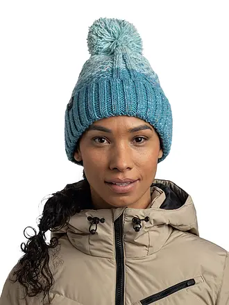 BUFF | Berretto Anka con pon pon | petrol